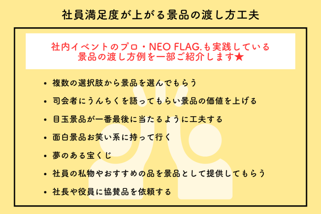 社内イベント景品テクニック_渡し方の工夫