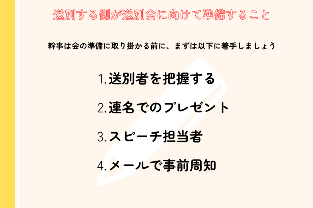 送別会とは_送別する側が準備すること