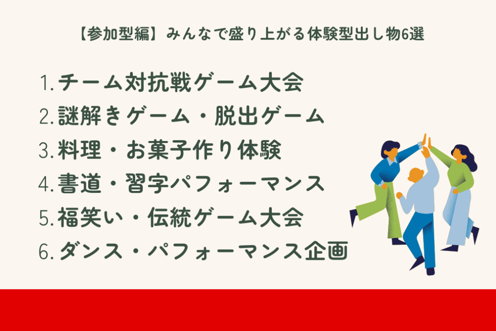 新年会の余興出し物15選_体験型
